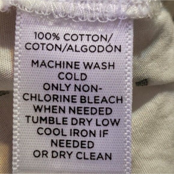 Loft Cold Shoulder Textured Polka dot top Black & White Size S - Picture 10 of 11